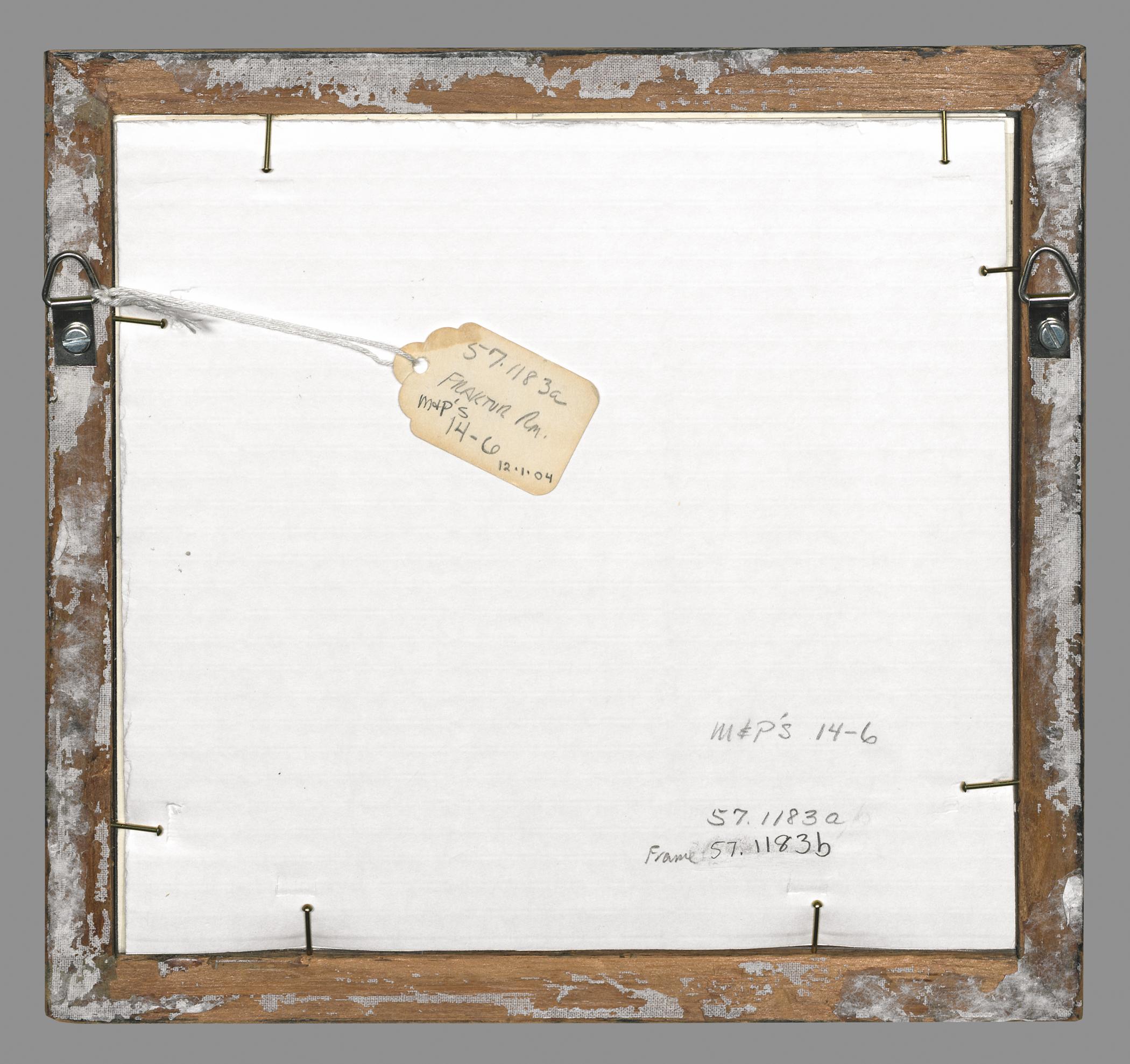 1957.1183 B Frame, reverse