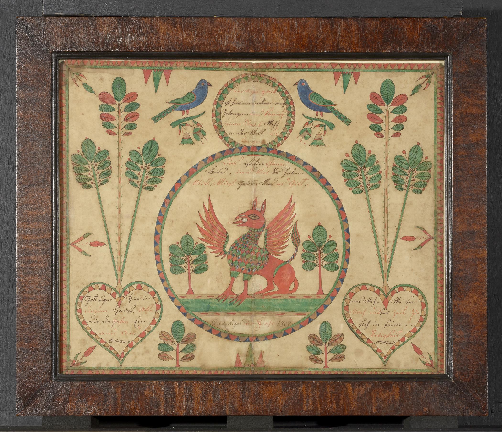 1957.1190 Fraktur, view 1