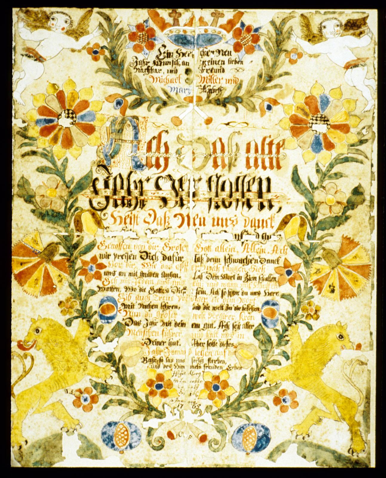 1957.1202 Fraktur, view 3