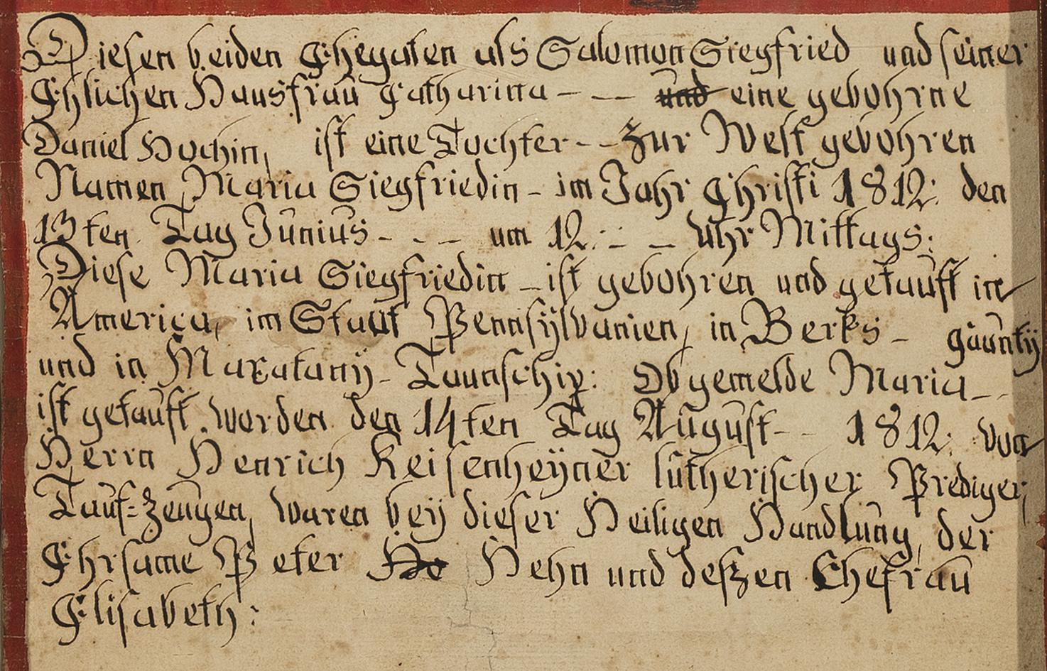 1957.1205 A Fraktur, detail 2