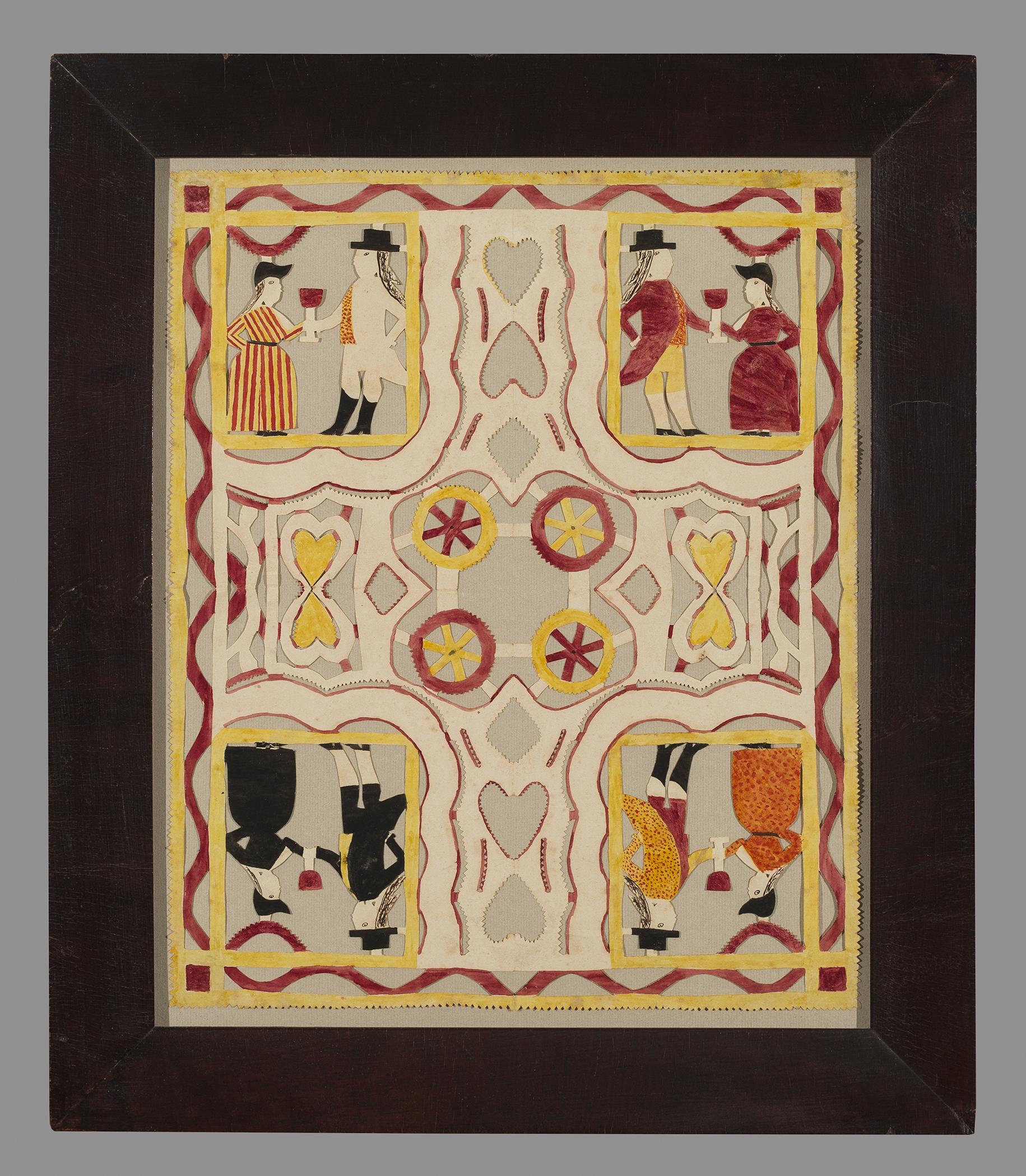 1957.1206 A Fraktur, B Frame, view 1
