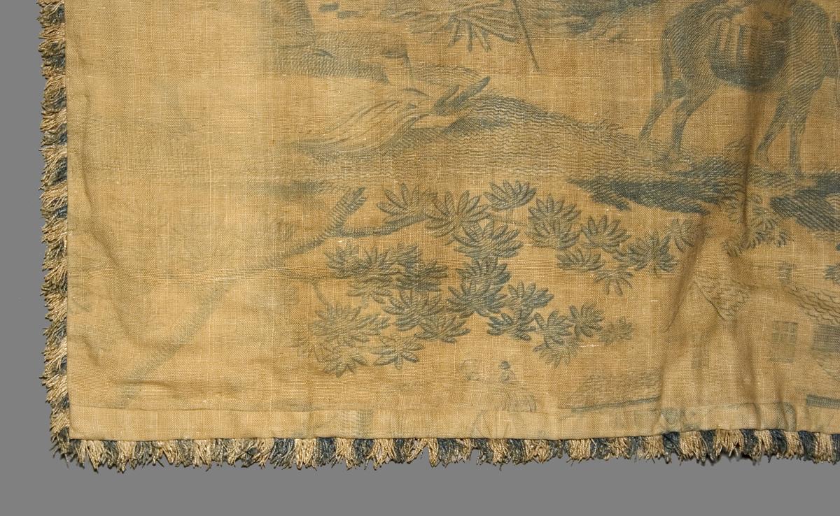 1952.0323 A Window Hanging, Side Curtain, Edge Detail