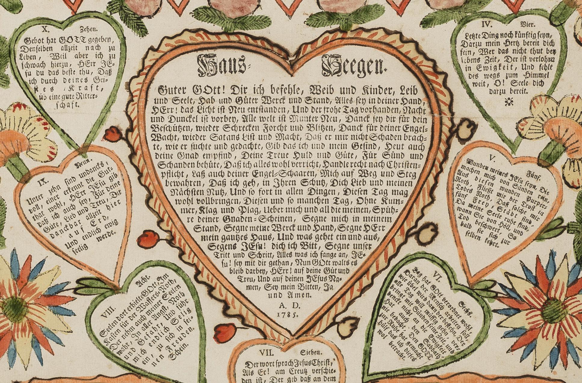 1957.1214 Fraktur, detail 3