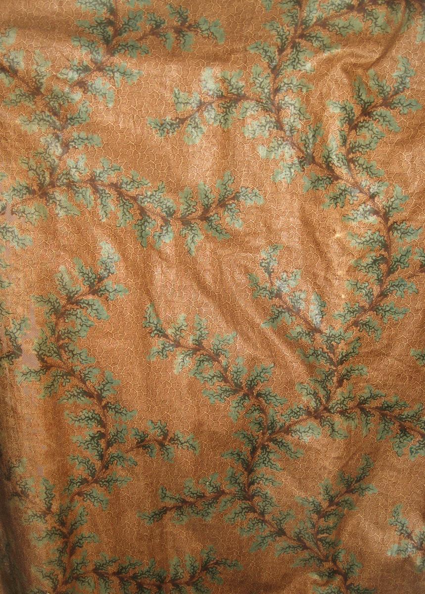 T238 textile, printed partial design repeat