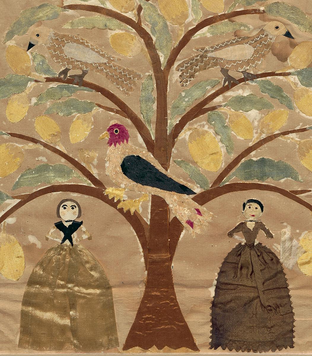 1957.1226 A Fabric Picture, Detail