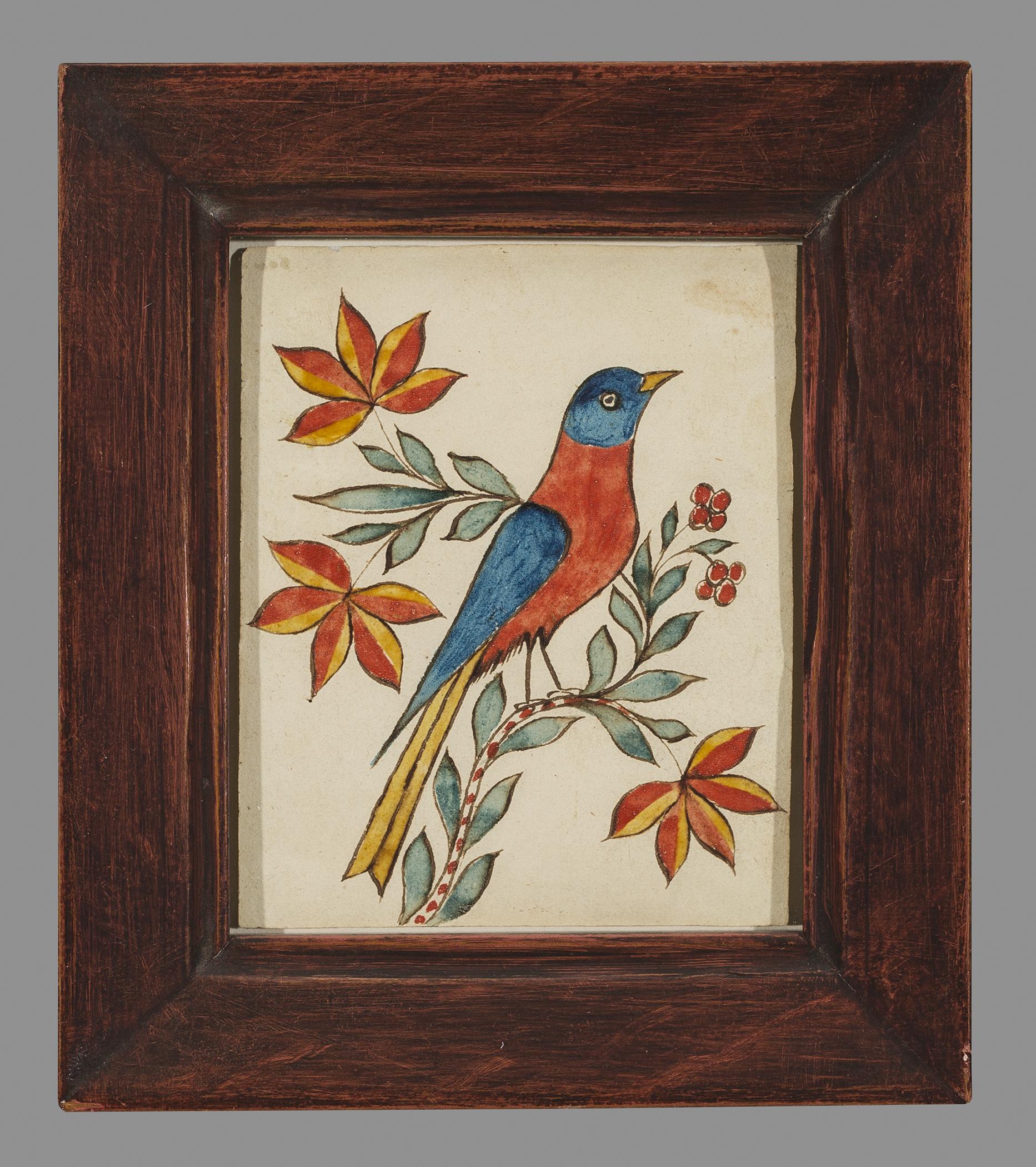1957.1235 Fraktur, 1964.1557 Frame, view 1