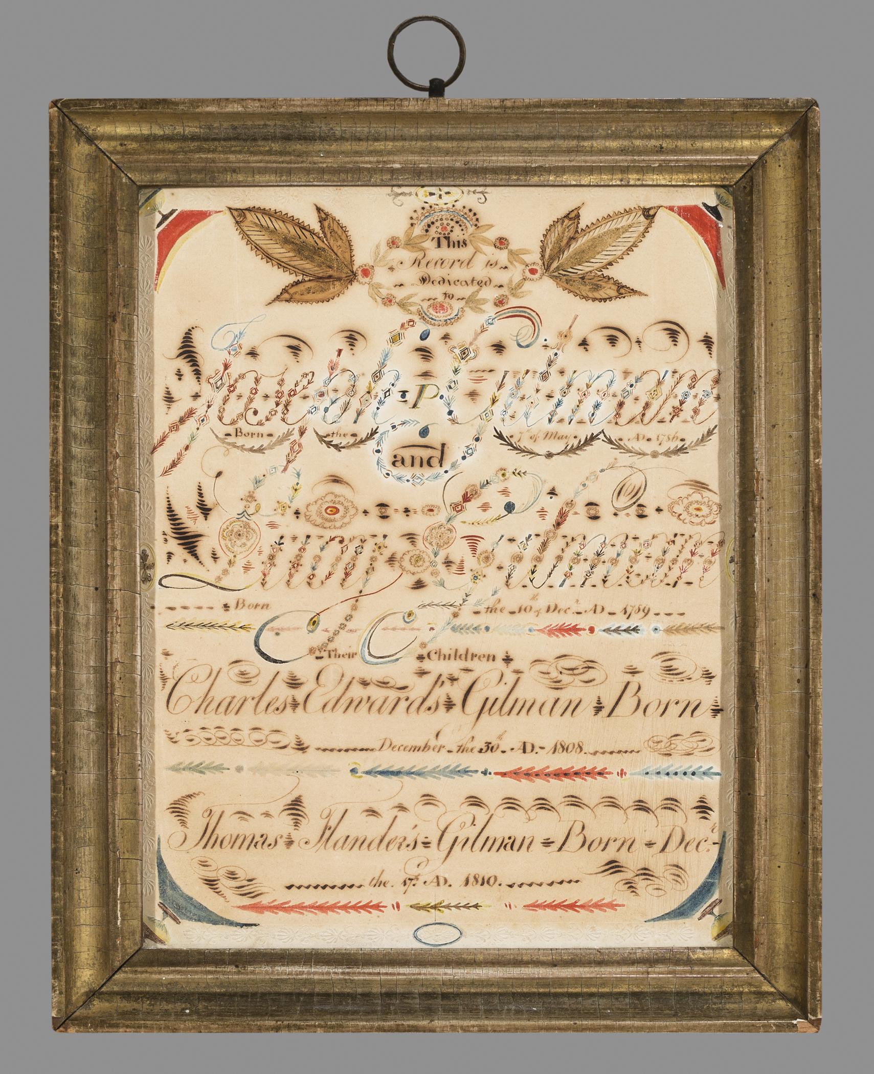 1957.1249 A Drawing, B Frame, view 1