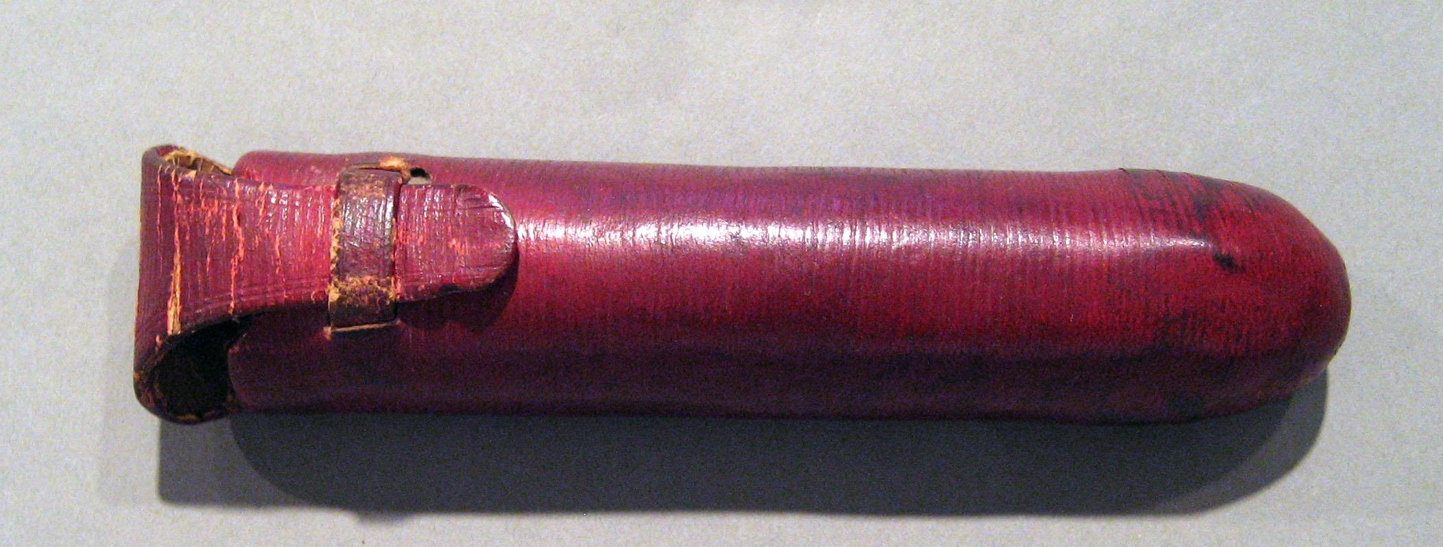 1957.1271 B Spectacles case upper surface