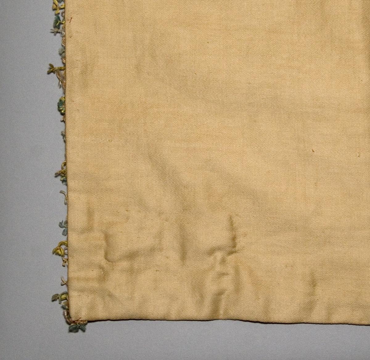 1957.1277.002 A Bed Hanging, Side Curtain, Edge Detail (Left Side)