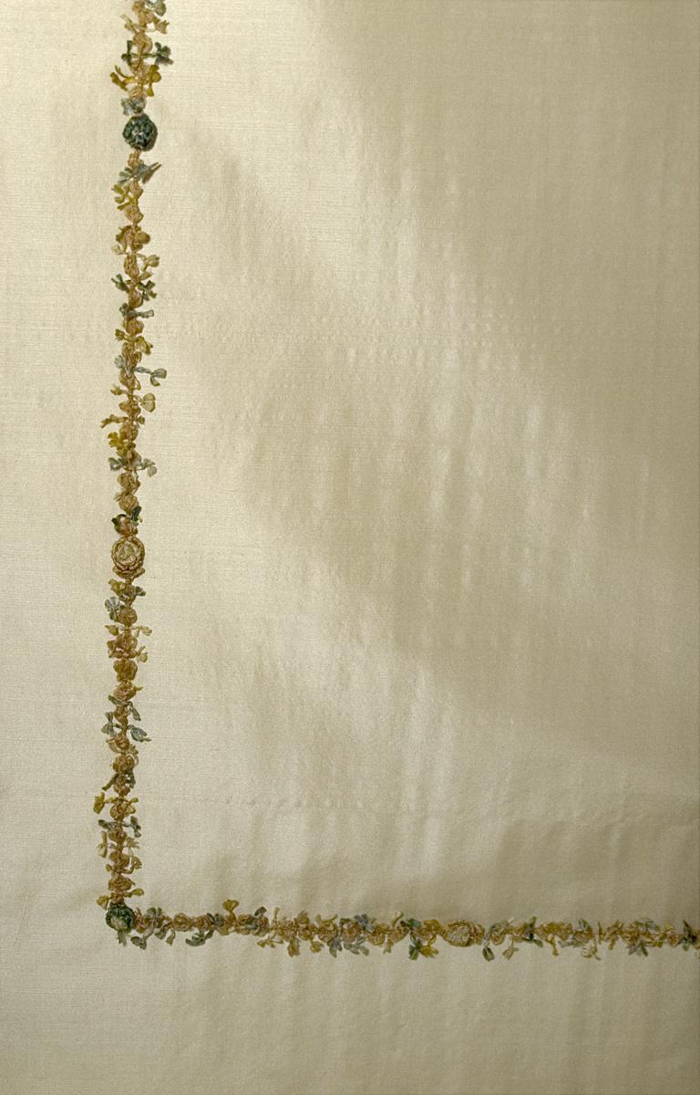 1957.1277.003 Bed Hanging, Tester, Trim Detail