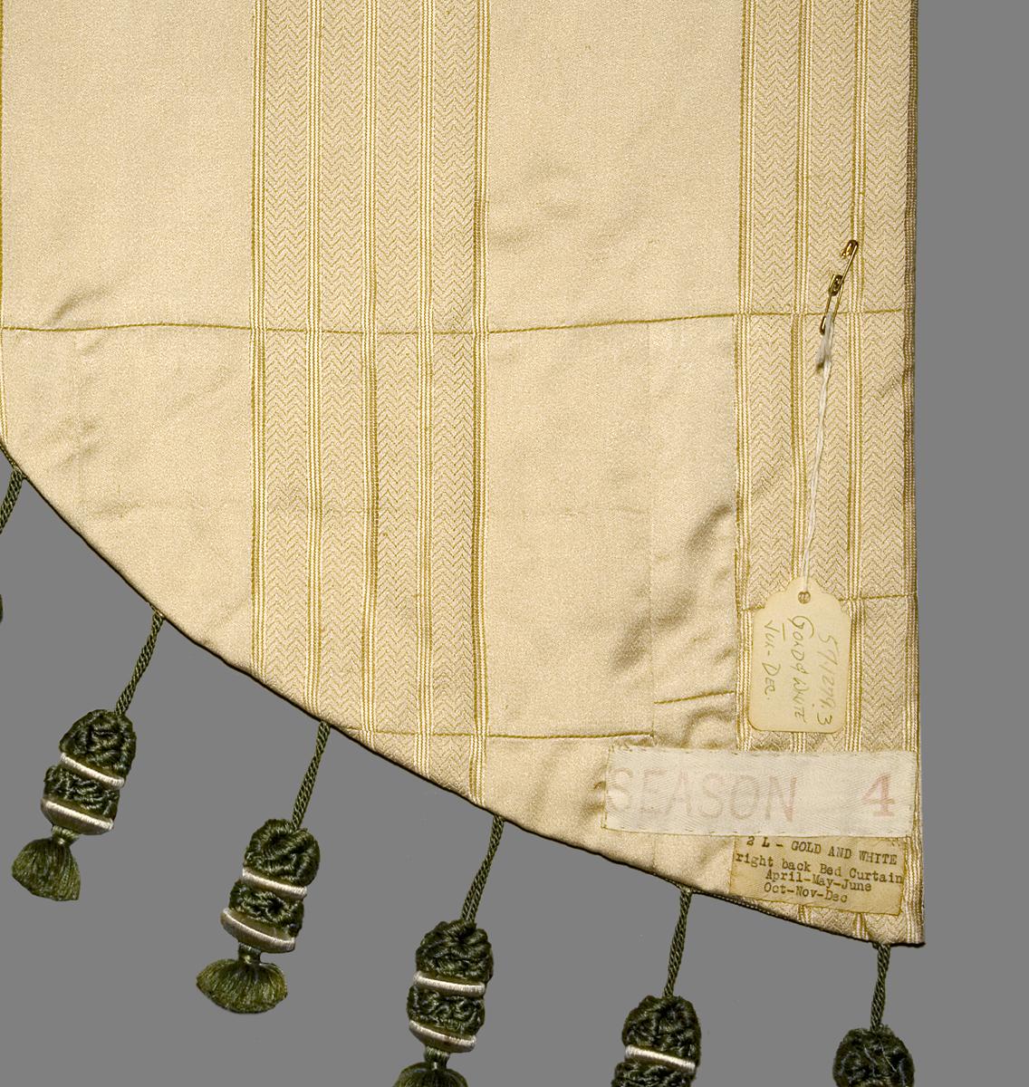 1957.1279.003 Bed Hanging Side Curtain, Verso Detail