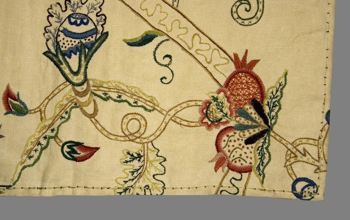 1952.0326.003 B Bed Hanging, Side Curtain, Edge Detail