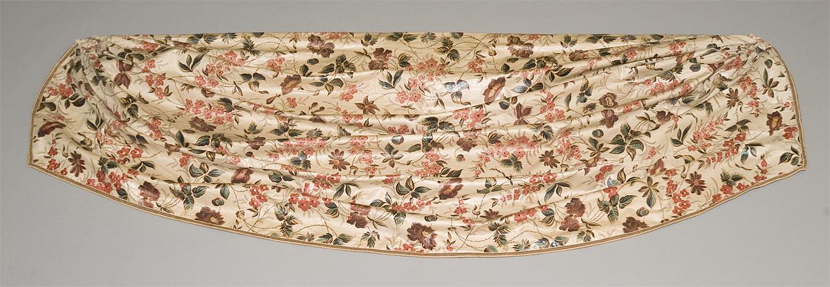1957.1282.002 a,c Bed hanging, valance