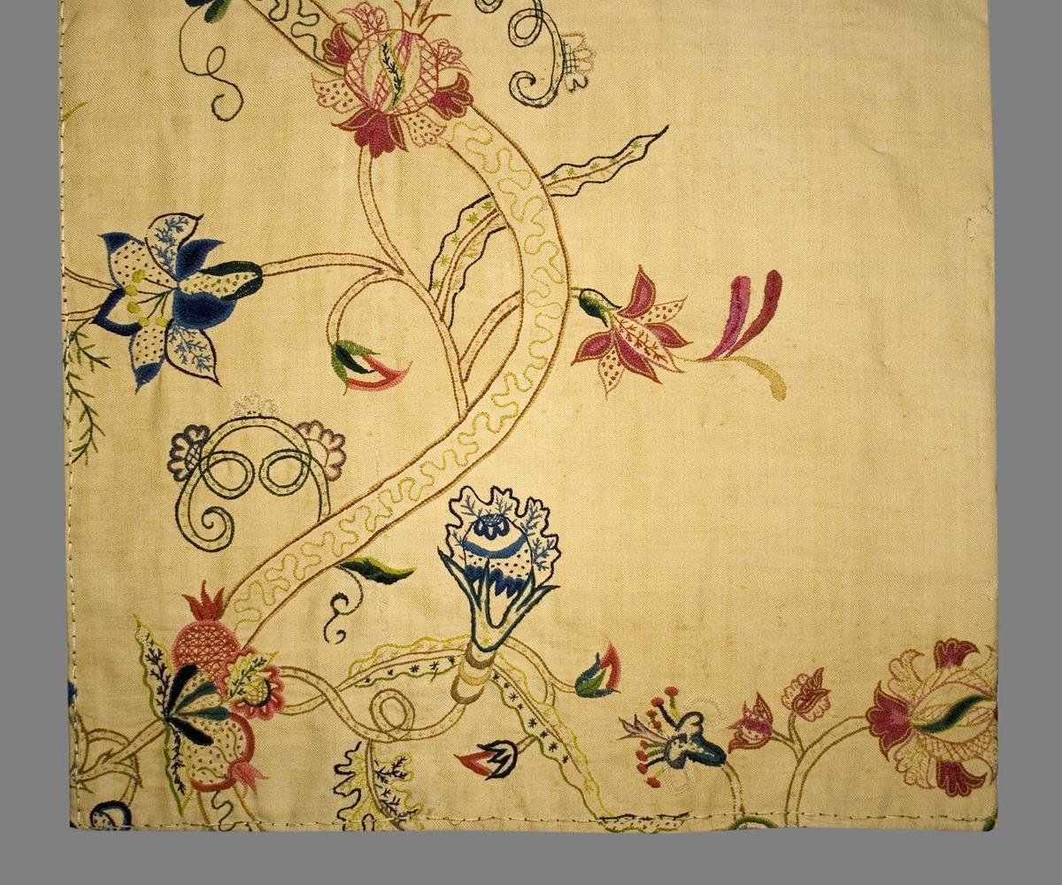 1952.0326.003 C Bed Hanging, Side Curtain, Pattern Detail