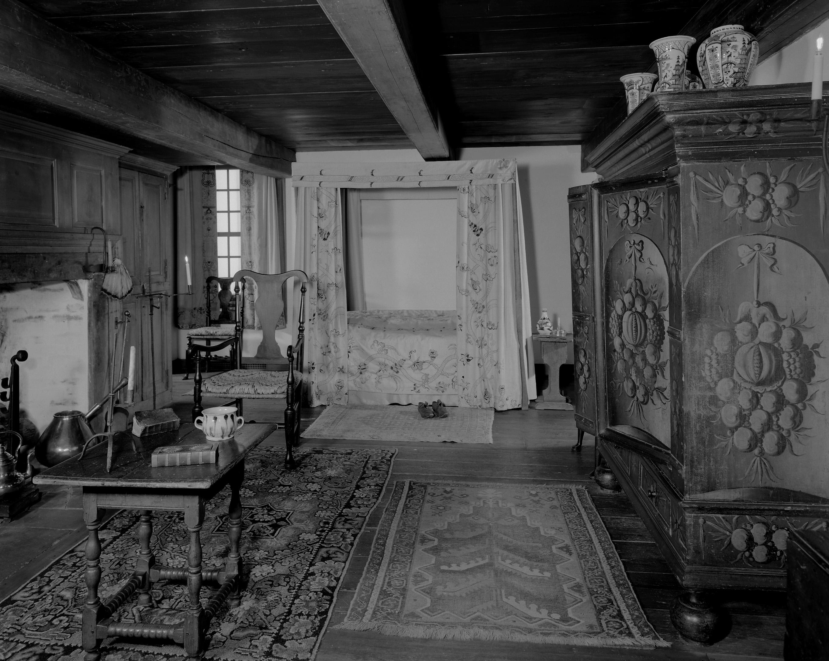 Room-Hardenburgh Bedroom bw, February 1959
