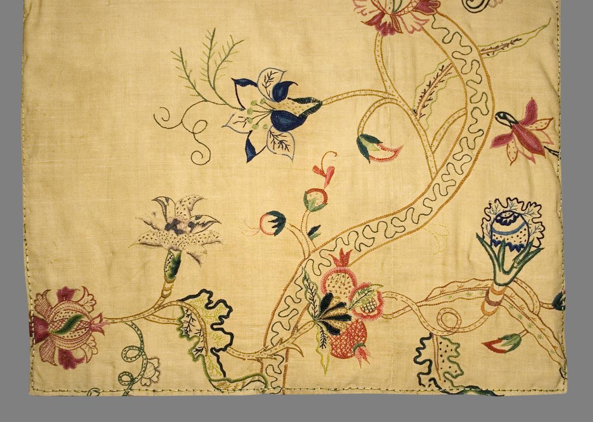 1952.0326.003 D Bed Hanging, Side Curtain, Pattern Detail