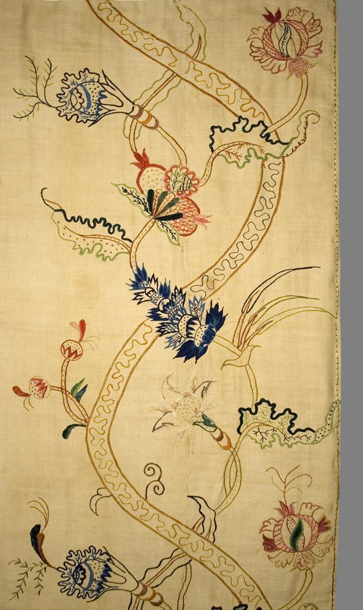 1952.0326.003 D Bed Hanging, Side Curtain, Pattern Detail #3
