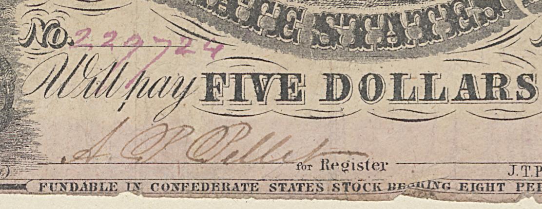 1975.0009.006 Currency, Detail 6