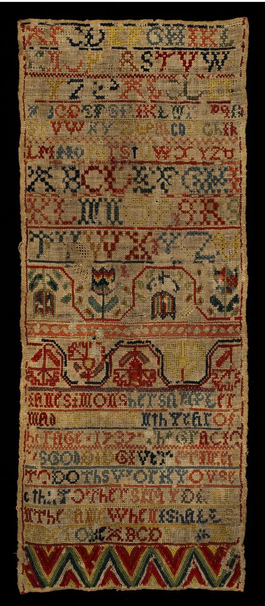 1975.0040 A,B Sampler with frame