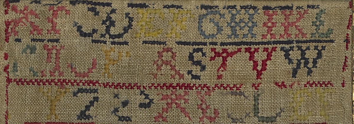 1975.0040 A Sampler, Detail