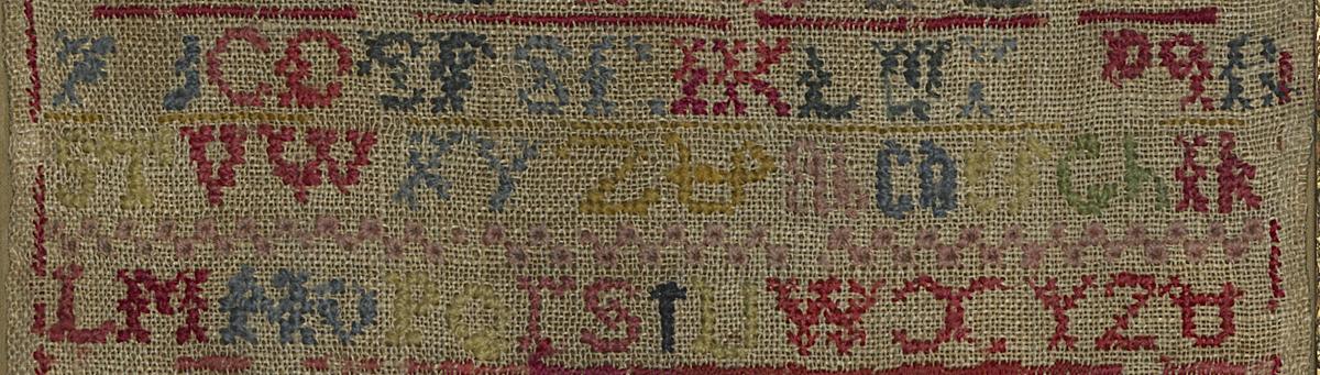 1975.0040 A Sampler, Detail 2