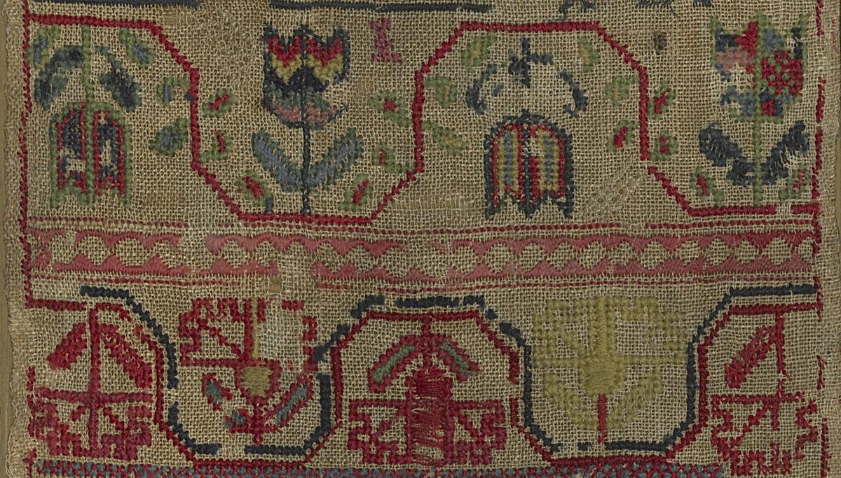 1975.0040 A Sampler, Detail 4