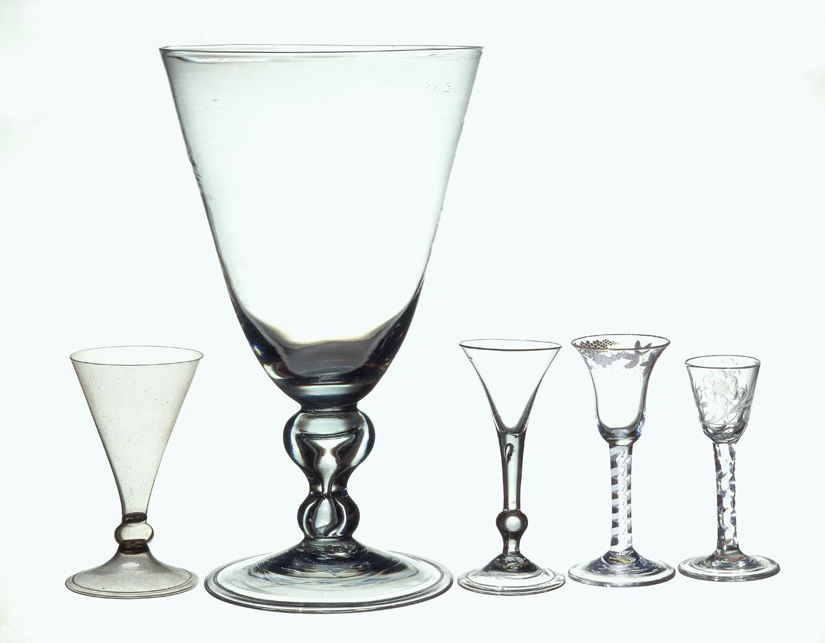 1963.0685, 1968.0116, 1968.0167, 1975.0044.001, 1975.0205 Glass Grouping