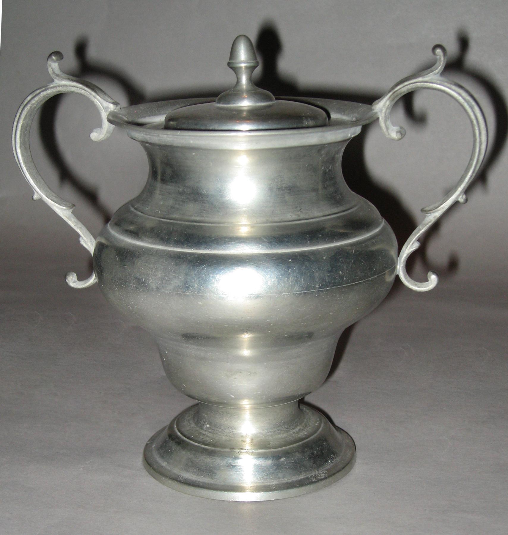 1975.0067 A, B Britannia sugar bowl