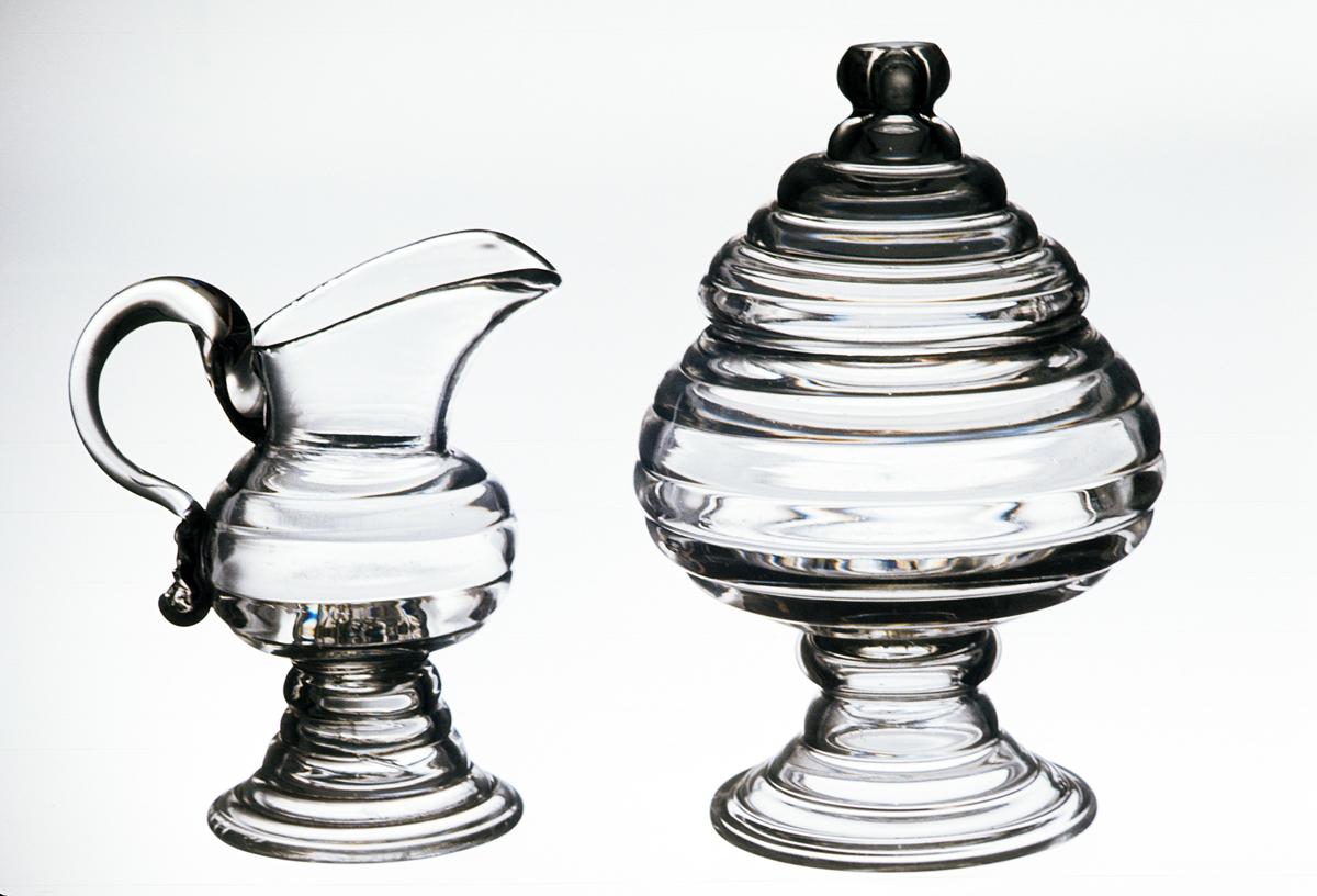 1975.0070.002,.001A,B Jug and Sugar Bowl
