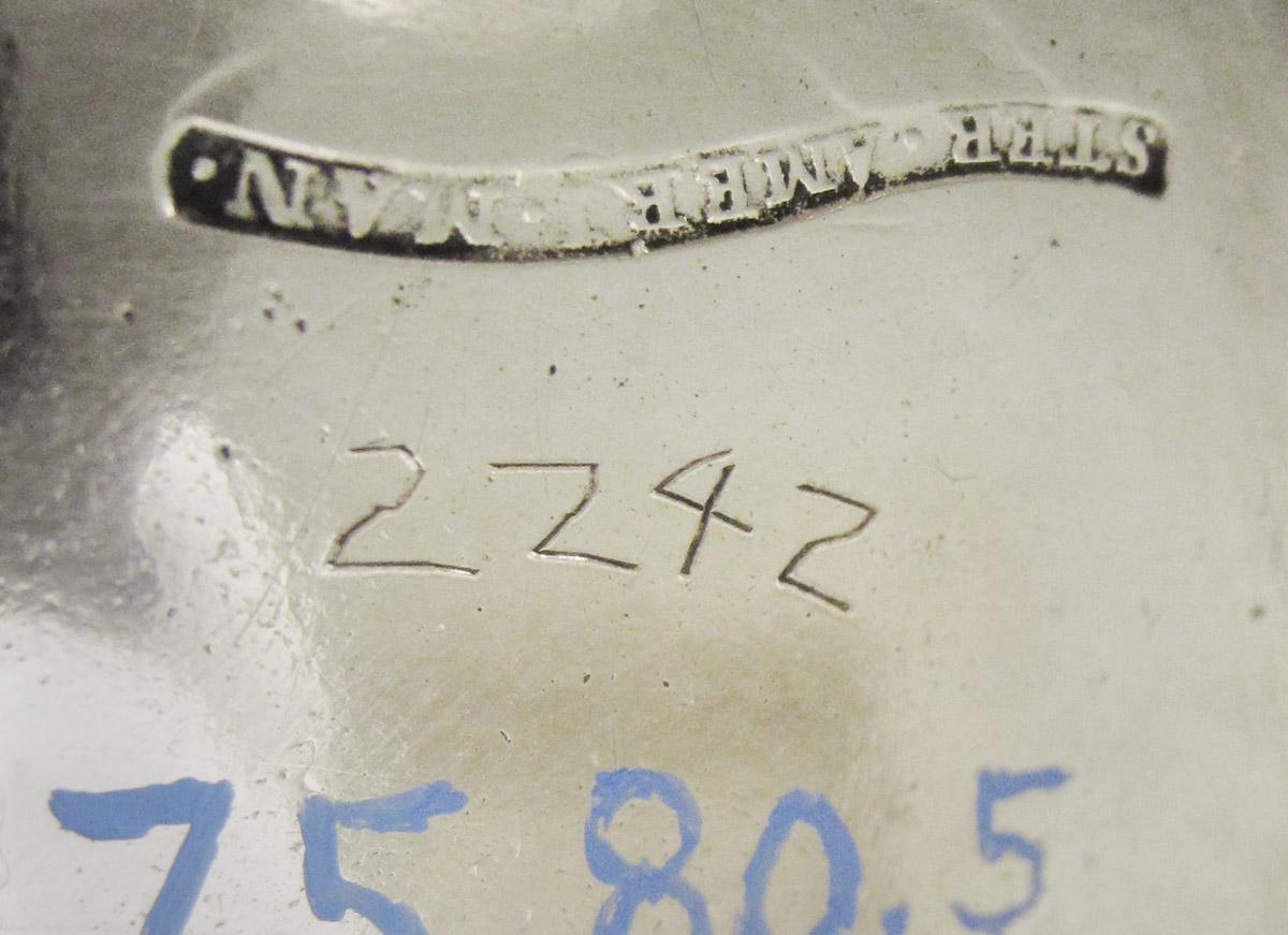 1975.0080.005 Waste bowl, inscription
