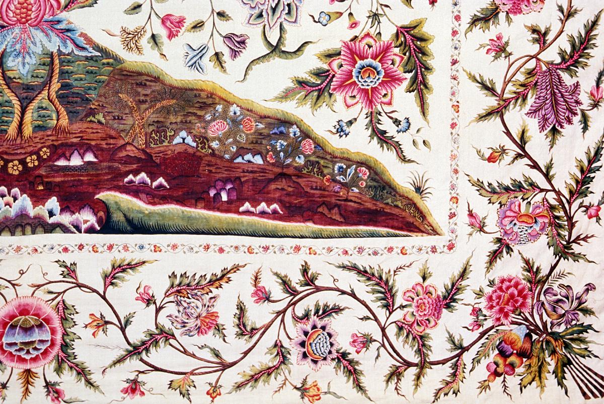 1957.1290 Bedcover, Detail 9