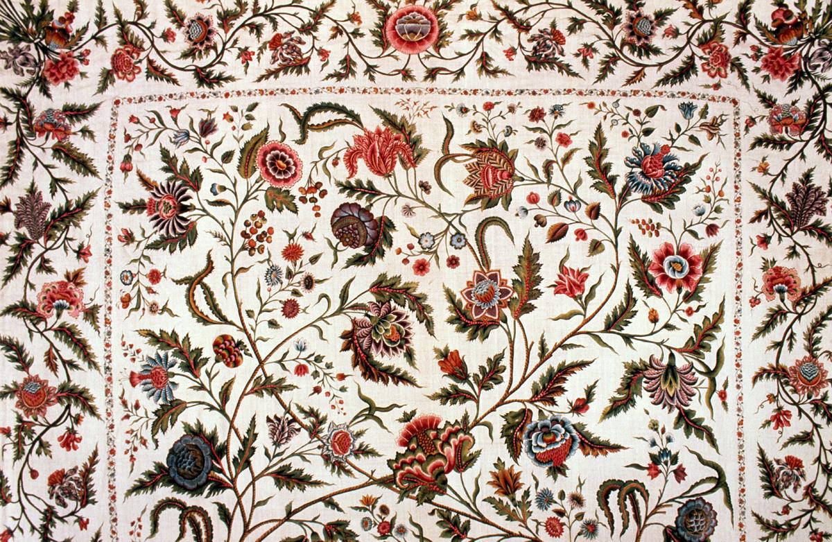 1957.1290 Bedcover, Detail 14