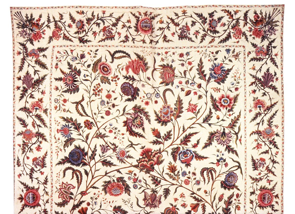 1957.1290 Bedcover, Detail 2