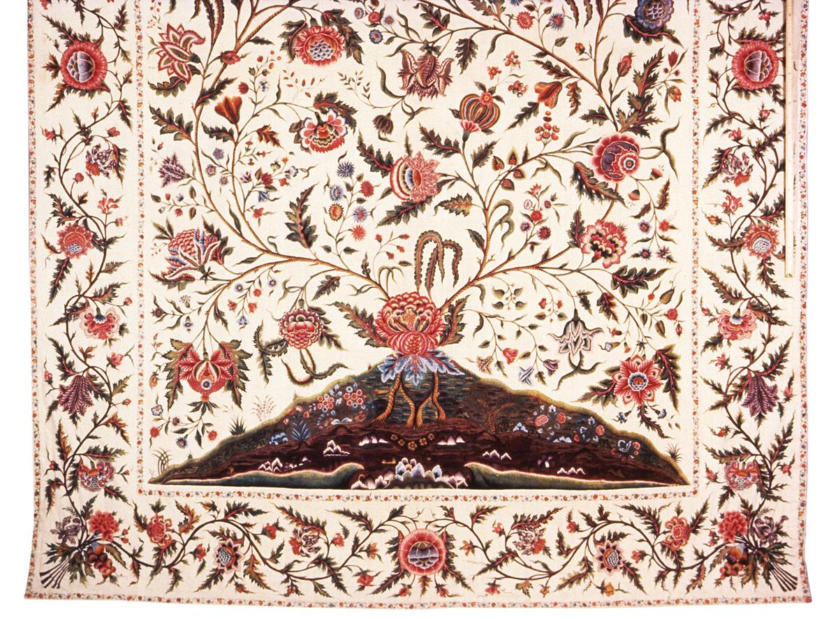 1957.1290 Bedcover, Detail 3