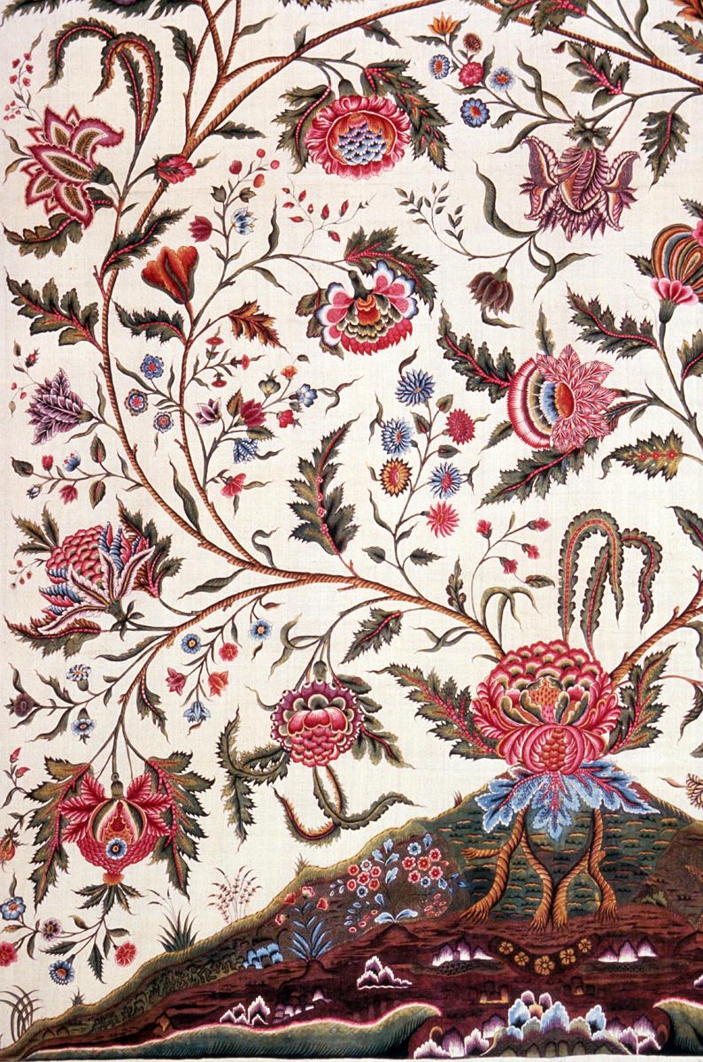 1957.1290 Bedcover, Detail 6