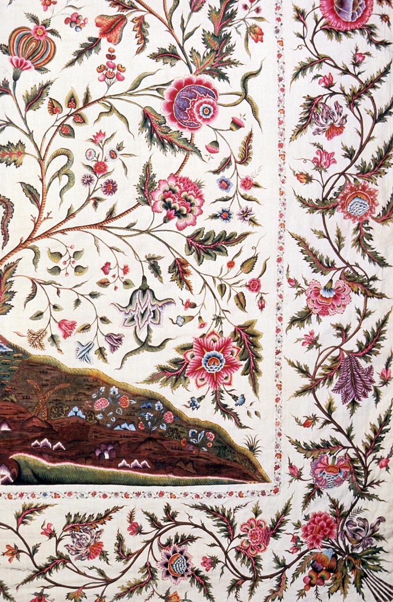 1957.1290 Bedcover, Detail 8