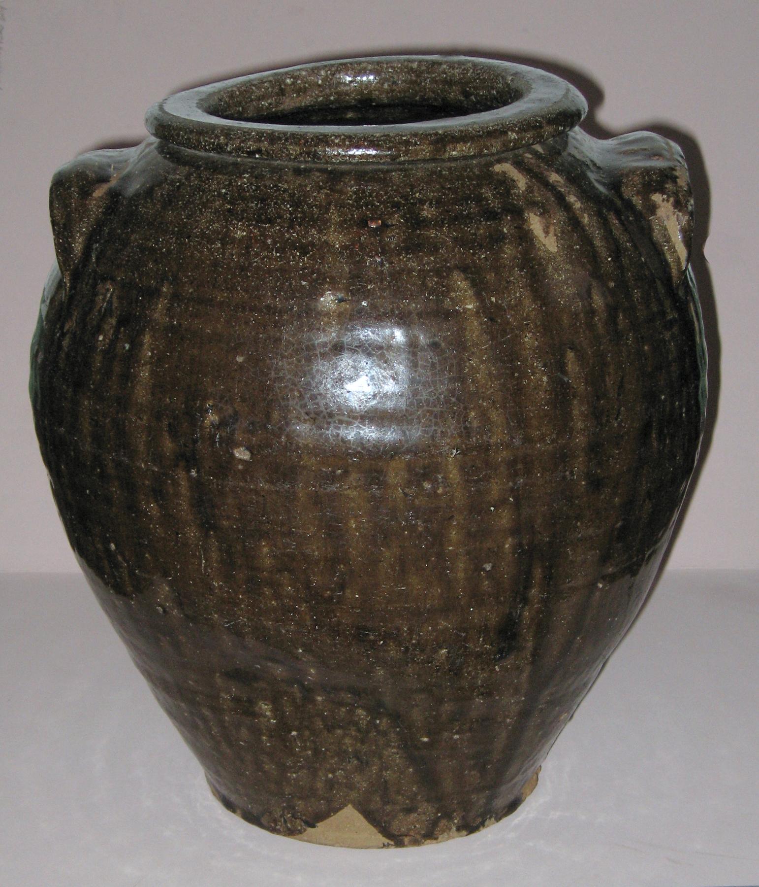 1978.0104 Ash or Alkaline glazed stoneware jar