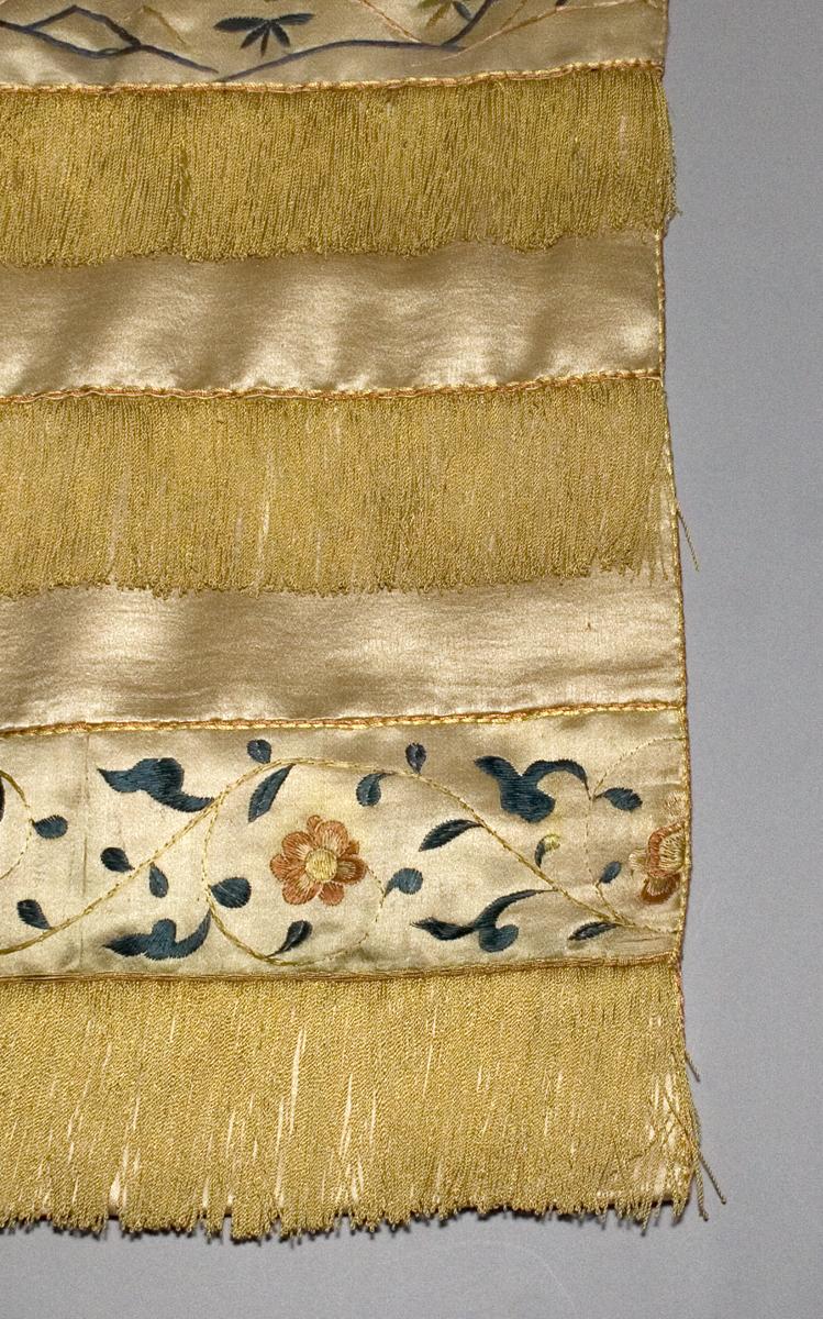 1957.1292 A Window Hanging, Side Curtain, Edge Detail