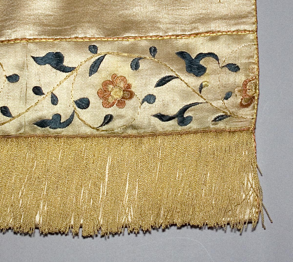 1957.1292 A Window Hanging, Side Curtain, Edge Detail #2