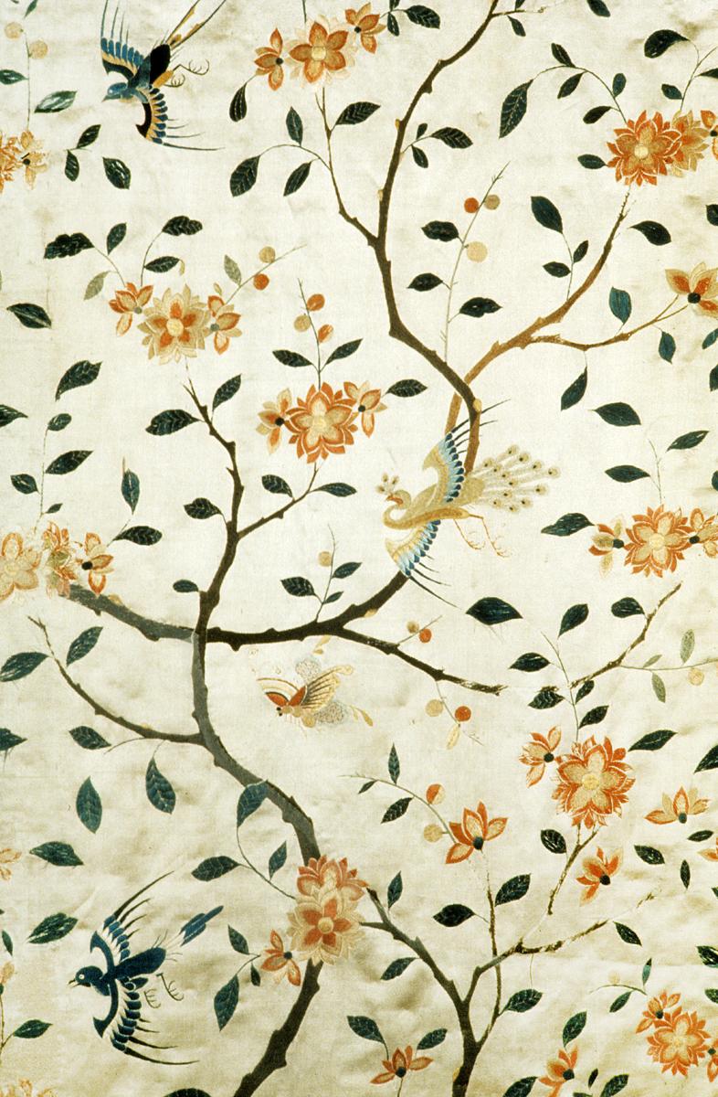 1957.1292 Side Curtain, Pattern Detail