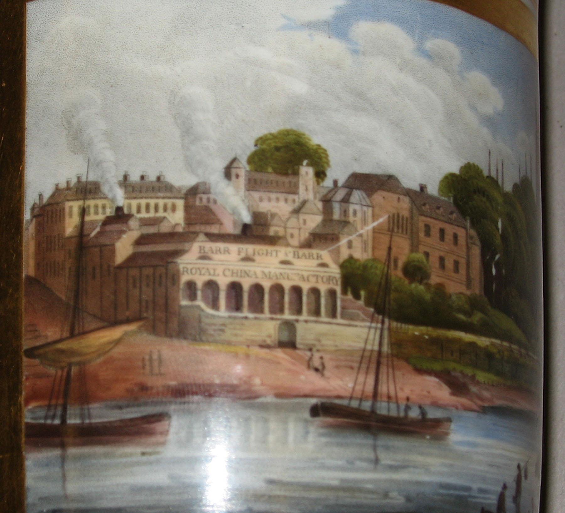 1975.0107 Flight Barr and Barr mug (detail)
