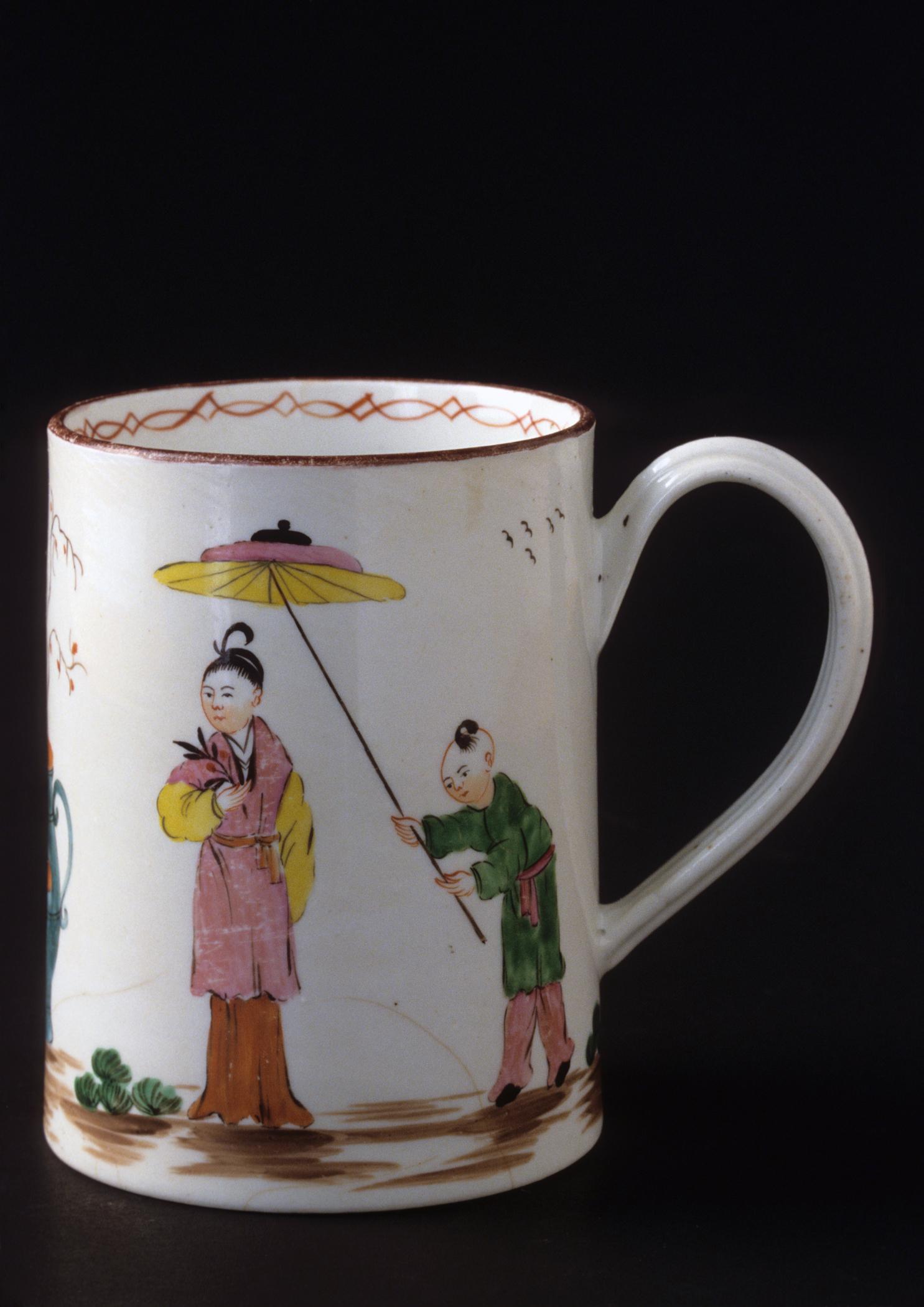 1975.0110 Porcelain mug (Side 1)