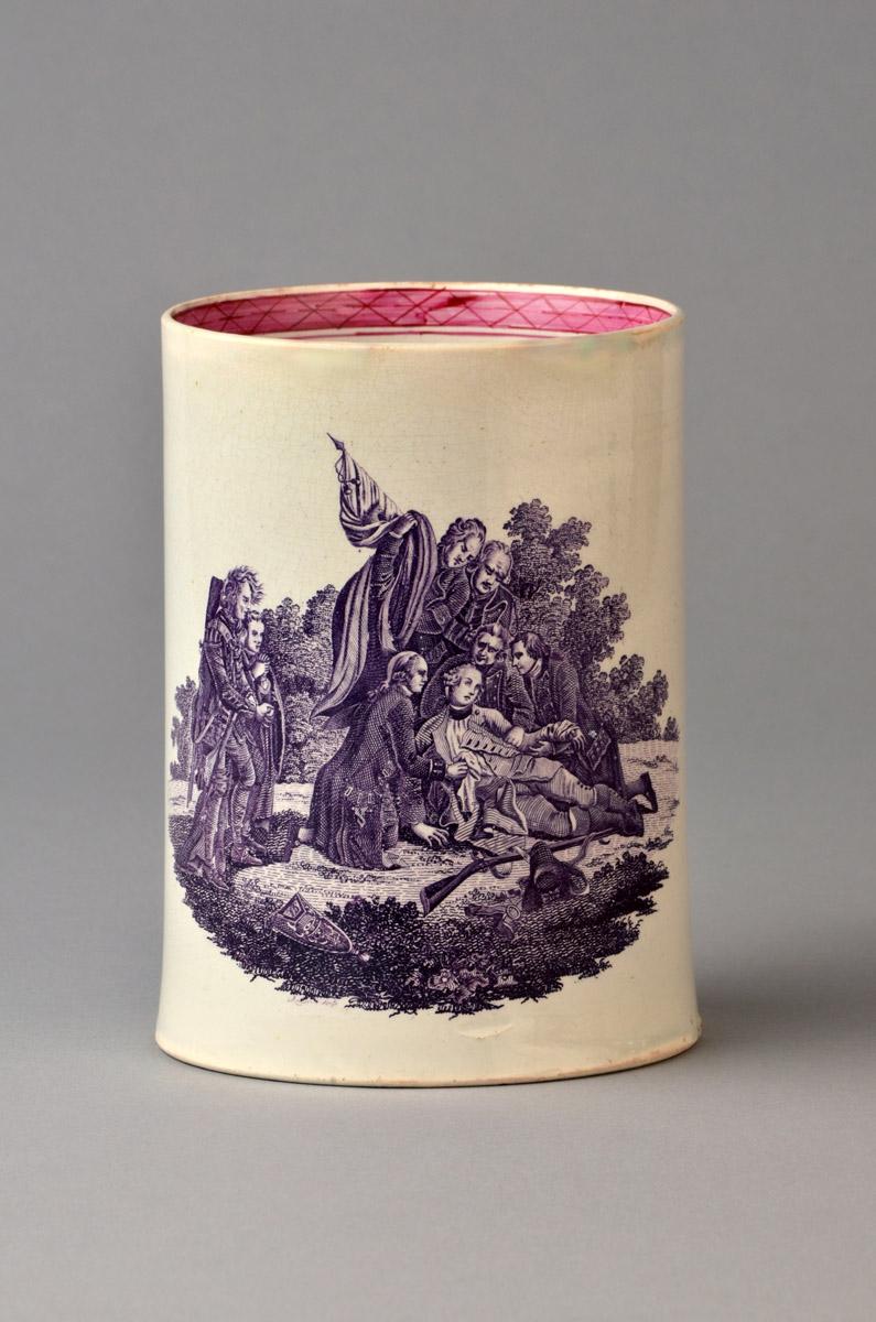 1975.0112 Mug, The Death of General Wolfe, view 3