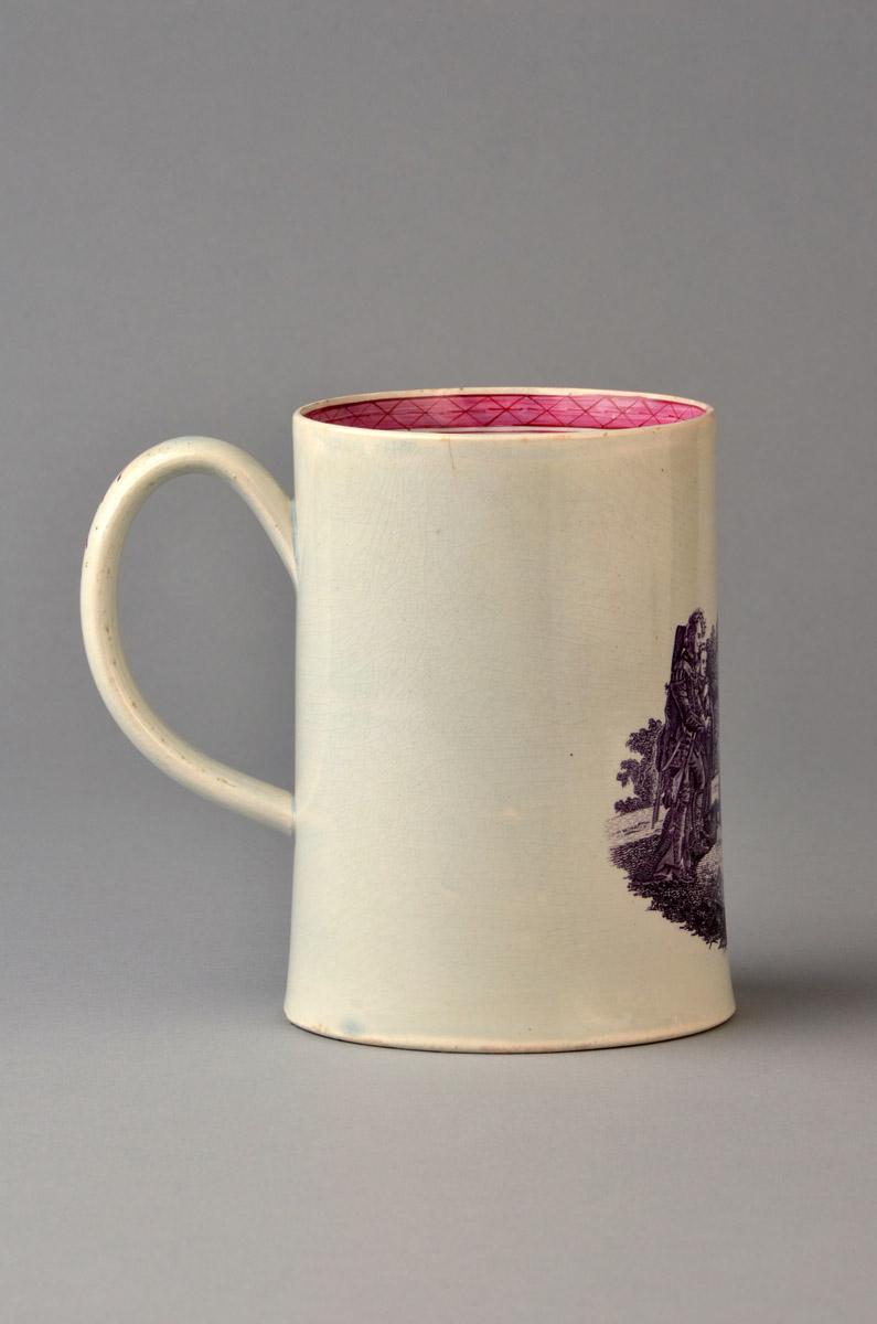 1975.0112 Mug, The Death of General Wolfe, view 2