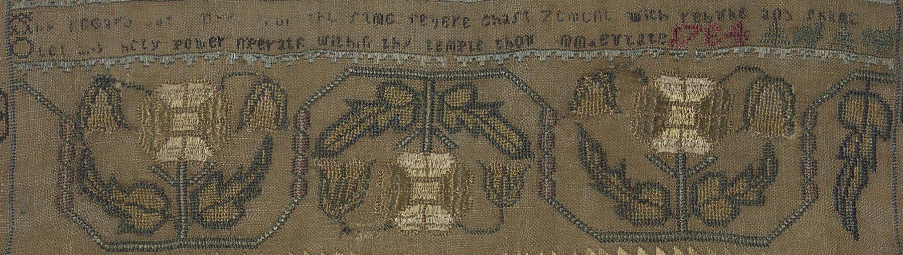 1975.0116 A Sampler, Detail 9