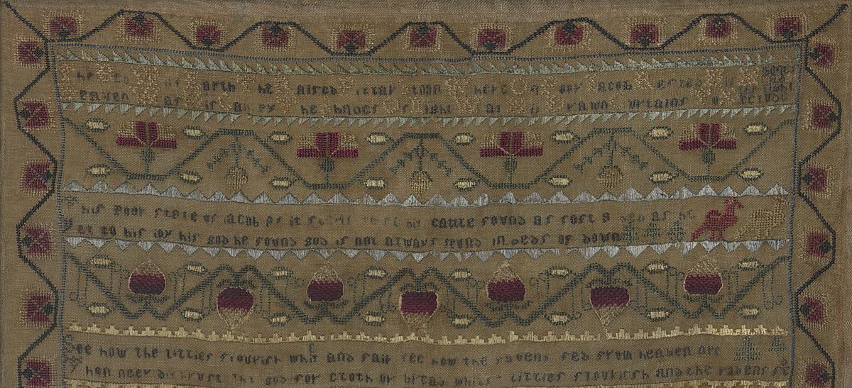 1975.0116 A Sampler, Detail