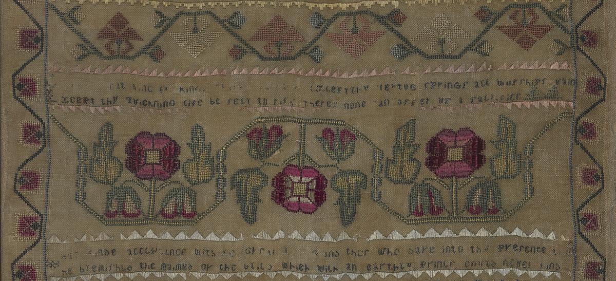 1975.0116 A Sampler, Detail 2