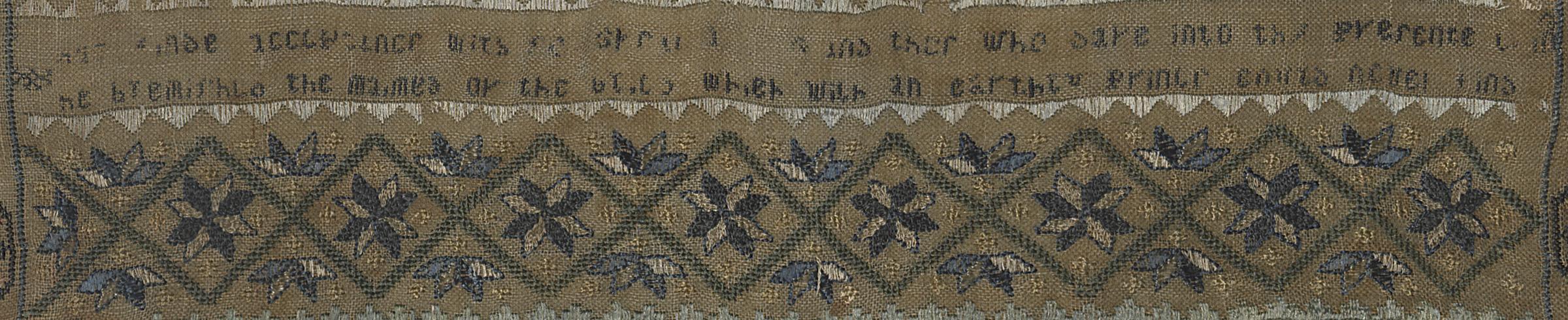 1975.0116 A Sampler, Detail 8