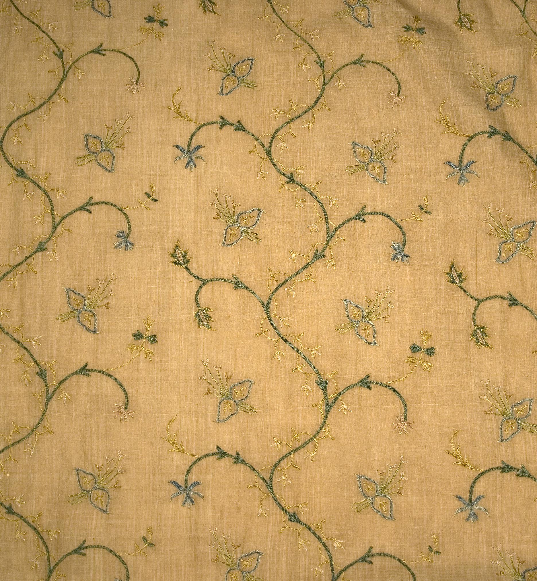 1957.1293 A Window Hanging, Side Curtain, Pattern Repeat