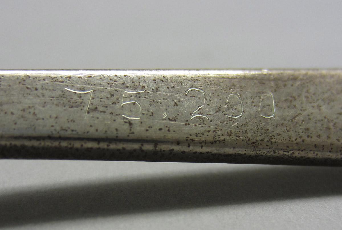 1975.0200 Spoon, inscription